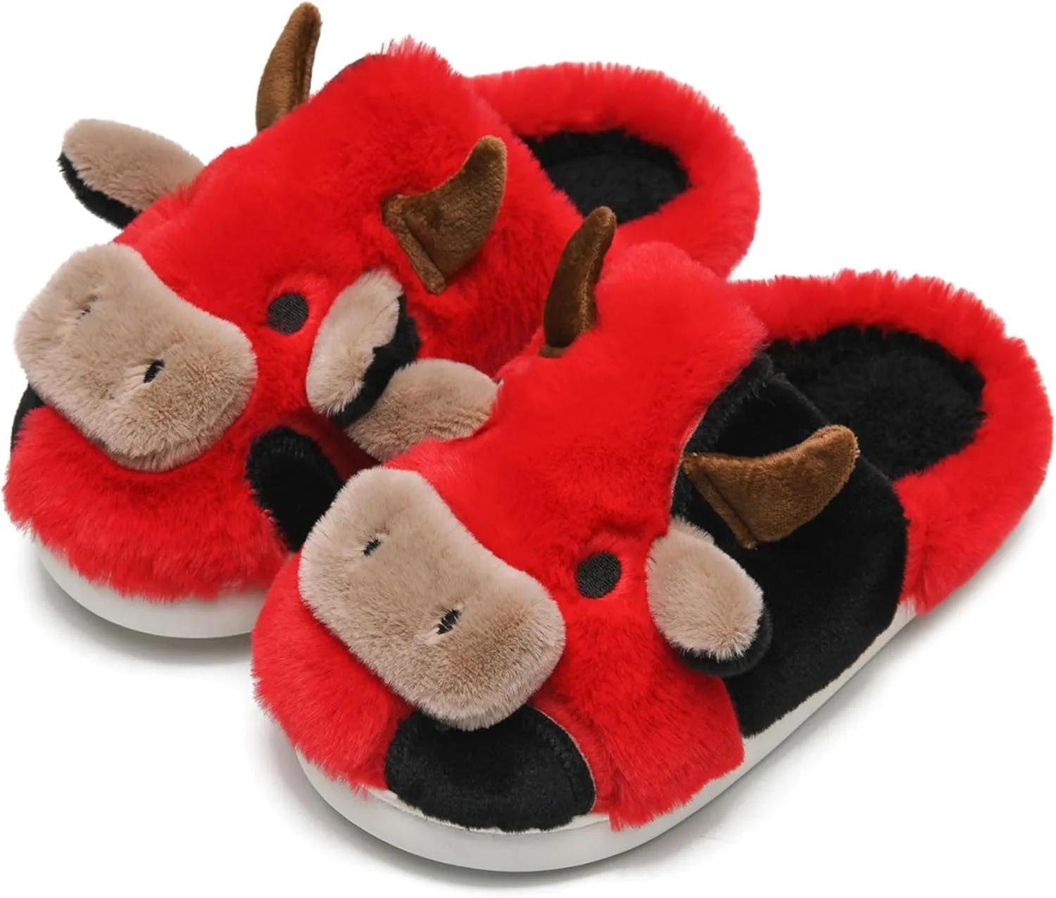 Cow Slippers Toddler Slippers Kids Slippers Boys Girls Soft Non-Slip slippers Memory Foam Toddler House Shoes Kawaii Bedroom Pillow Cloud Slippers for kids