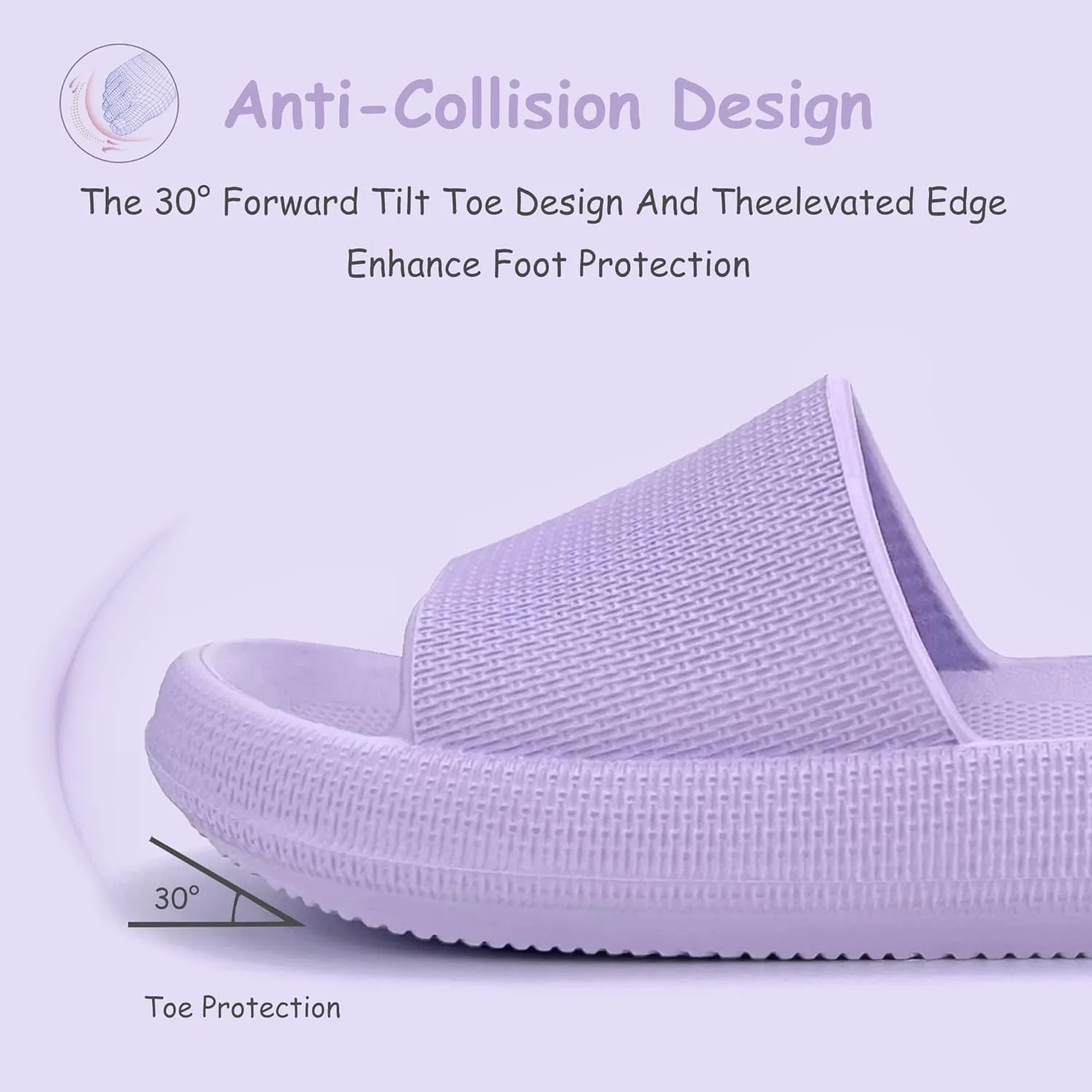 Cubufly Cloud Slides for KidsBoys Girls Shower Slippers Slip on SandalsNon-Slip Open Toe Pillow Slippers SandalsQuick Drying Summer Beach Pool Shoes