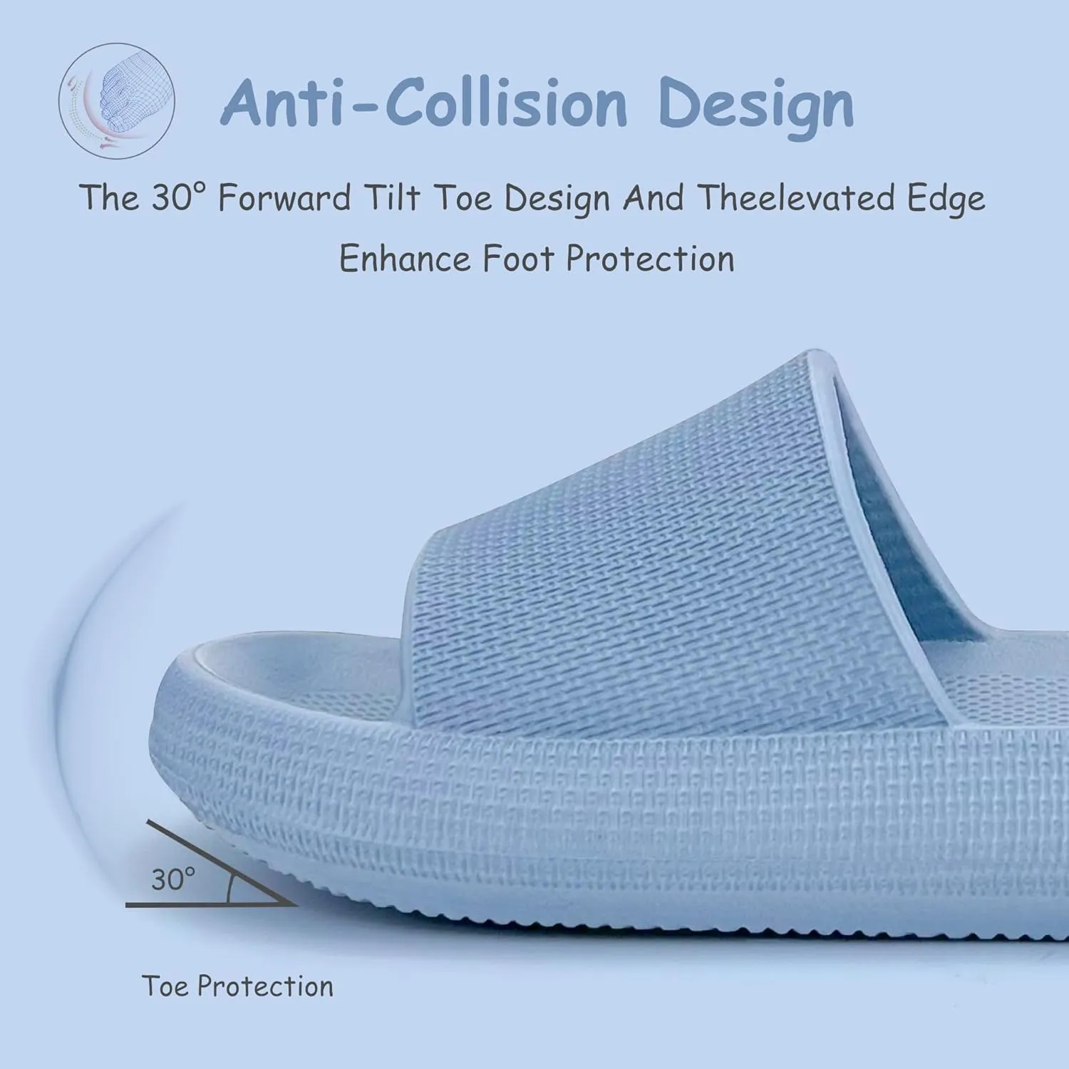 Cubufly Cloud Slides for KidsBoys Girls Shower Slippers Slip on SandalsNon-Slip Open Toe Pillow Slippers SandalsQuick Drying Summer Beach Pool Shoes