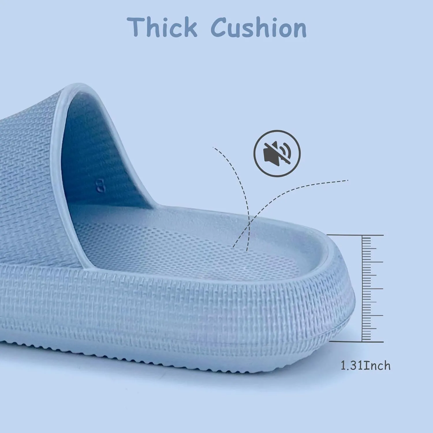 Cubufly Cloud Slides for KidsBoys Girls Shower Slippers Slip on SandalsNon-Slip Open Toe Pillow Slippers SandalsQuick Drying Summer Beach Pool Shoes
