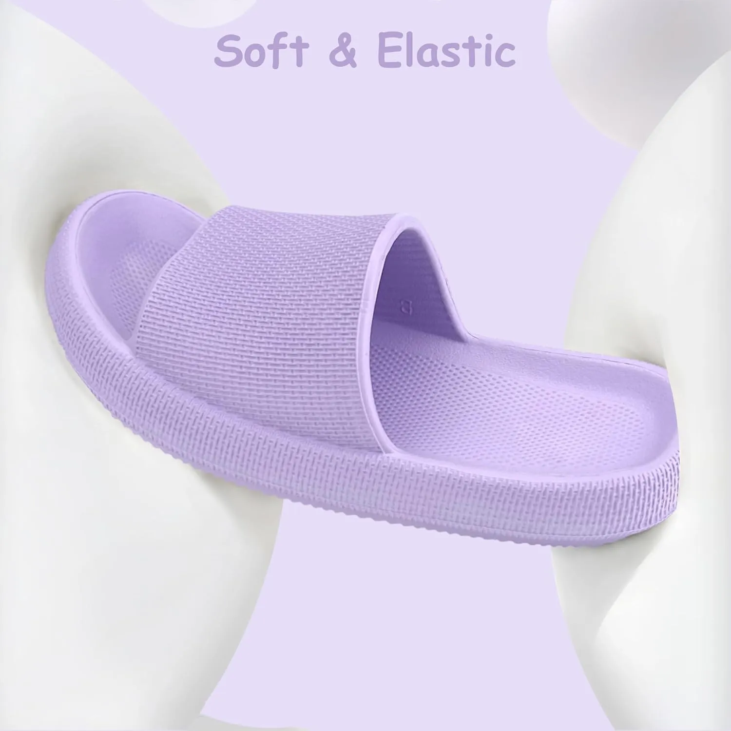 Cubufly Cloud Slides for KidsBoys Girls Shower Slippers Slip on SandalsNon-Slip Open Toe Pillow Slippers SandalsQuick Drying Summer Beach Pool Shoes