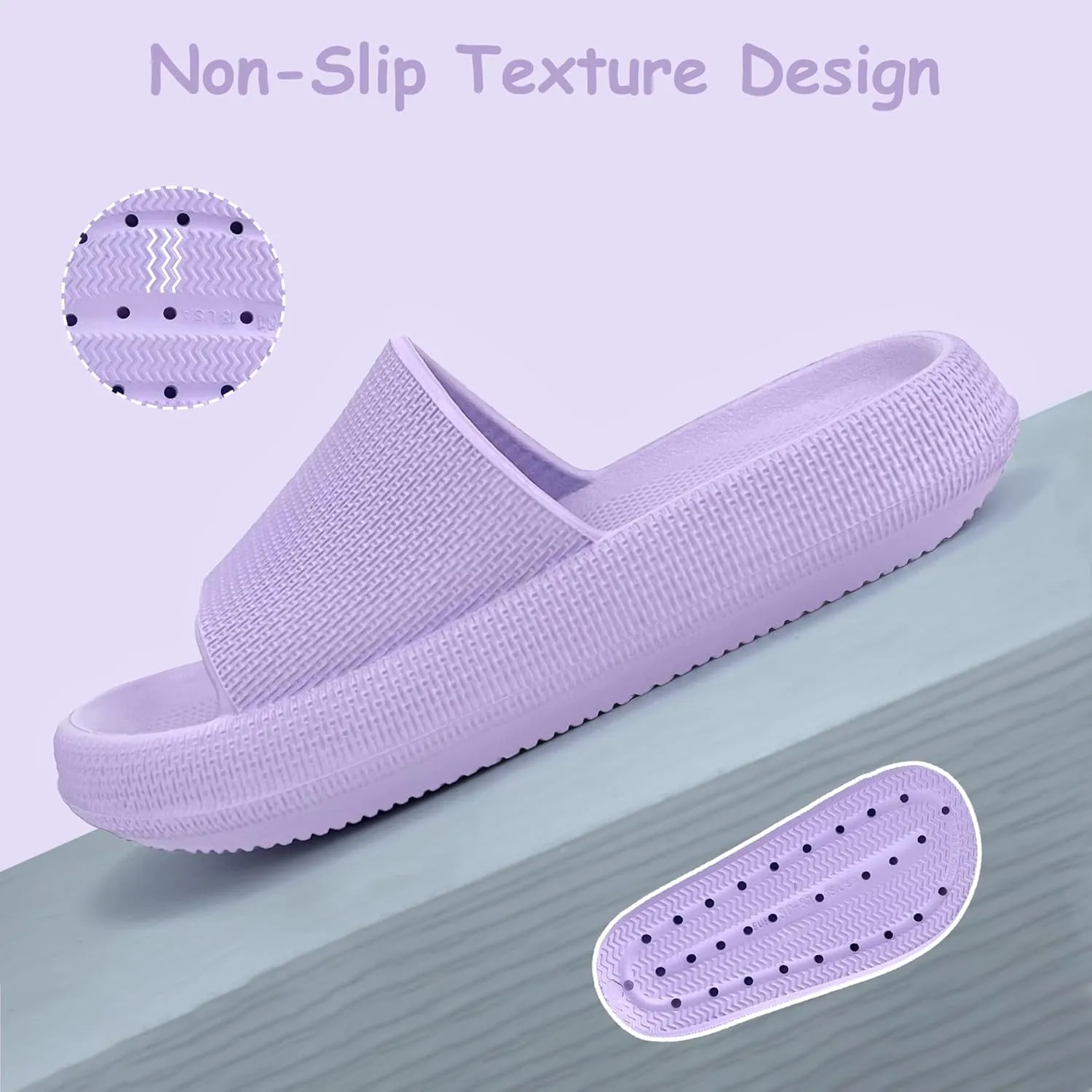 Cubufly Cloud Slides for KidsBoys Girls Shower Slippers Slip on SandalsNon-Slip Open Toe Pillow Slippers SandalsQuick Drying Summer Beach Pool Shoes
