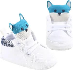 Cute Cartoon Infant Unisex Baby Warm Cotton Anti-Slip Soft Sole First Walkers Shoes Baby Boy Girl Shoes Sneakers