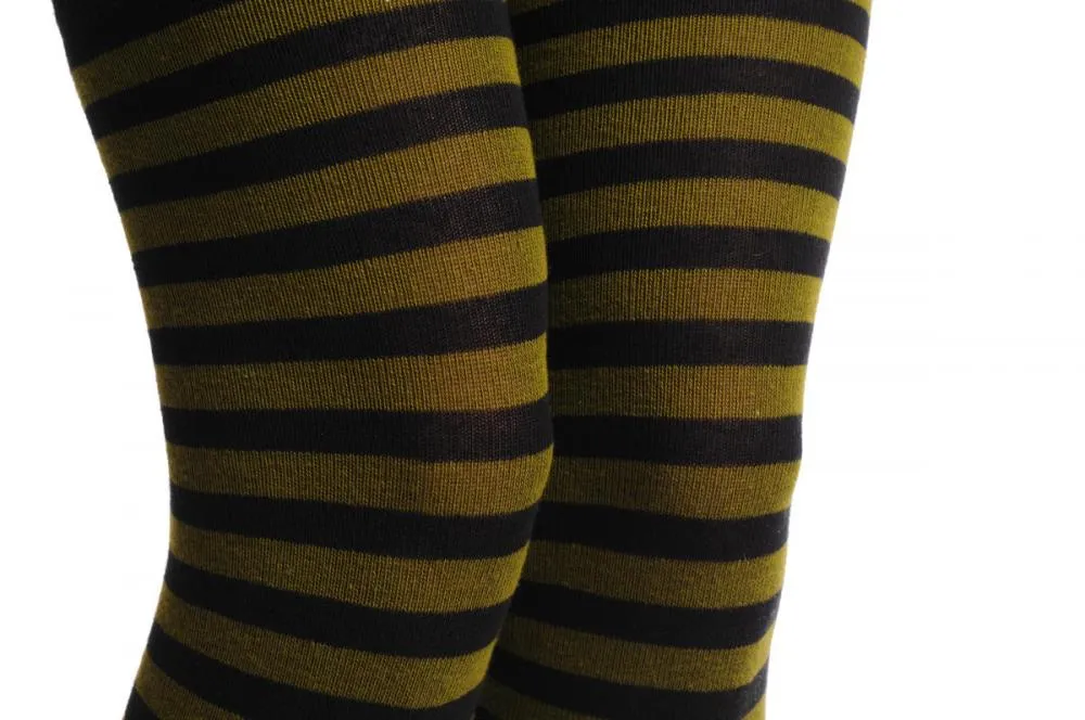 Dark Green & Black Horizontal Stripes