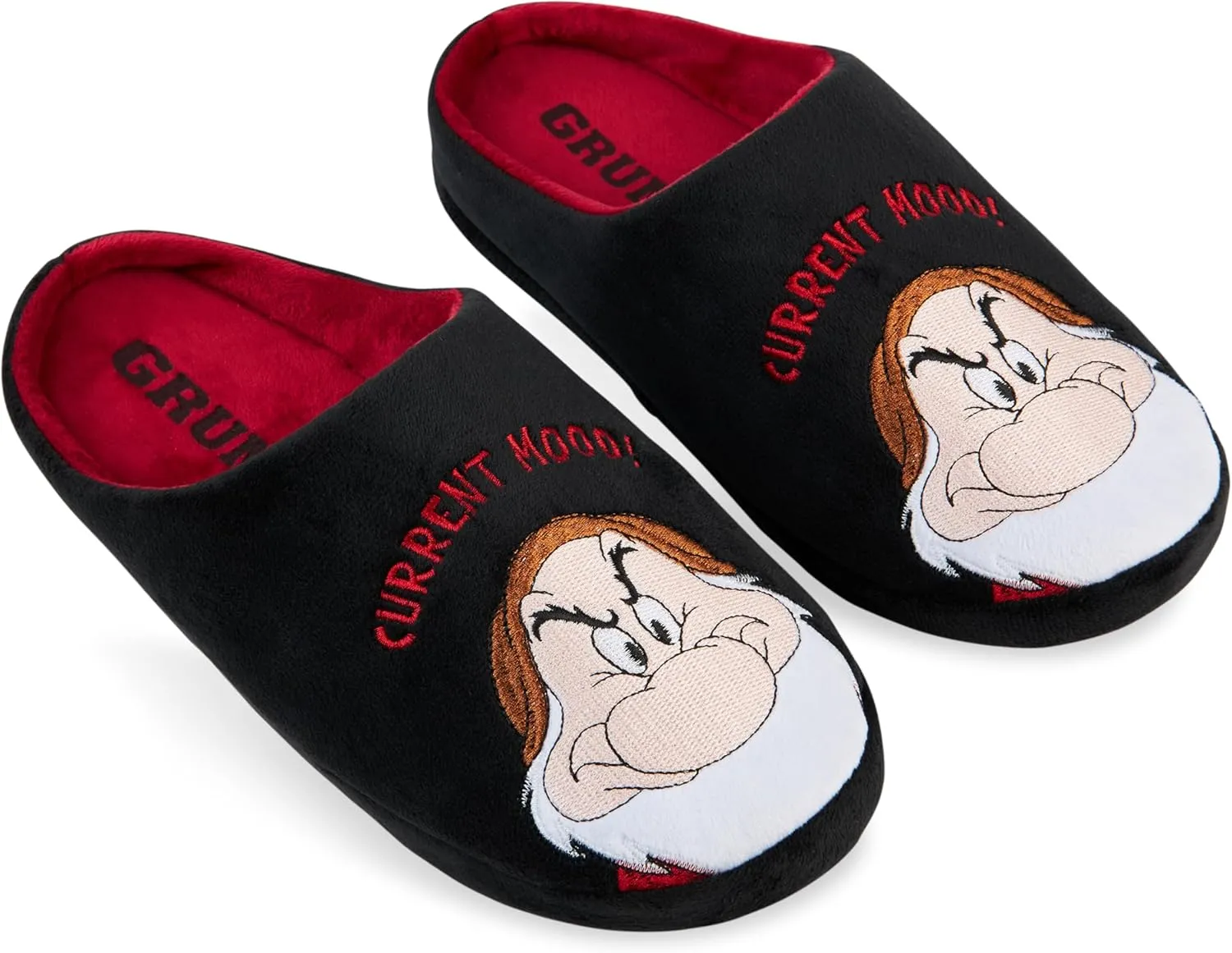Disney Men's Slippers - Baby Yoda Indoor House Shoes Non Slip Sole - Gifts for Him