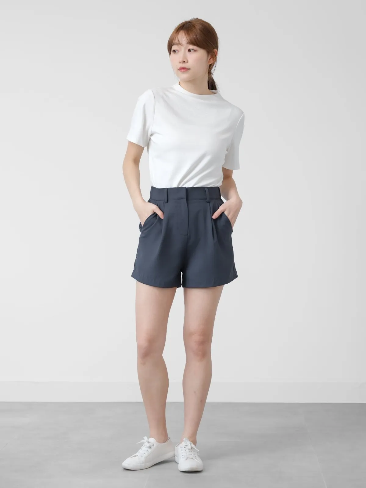 Elara Essential Pleated Shorts