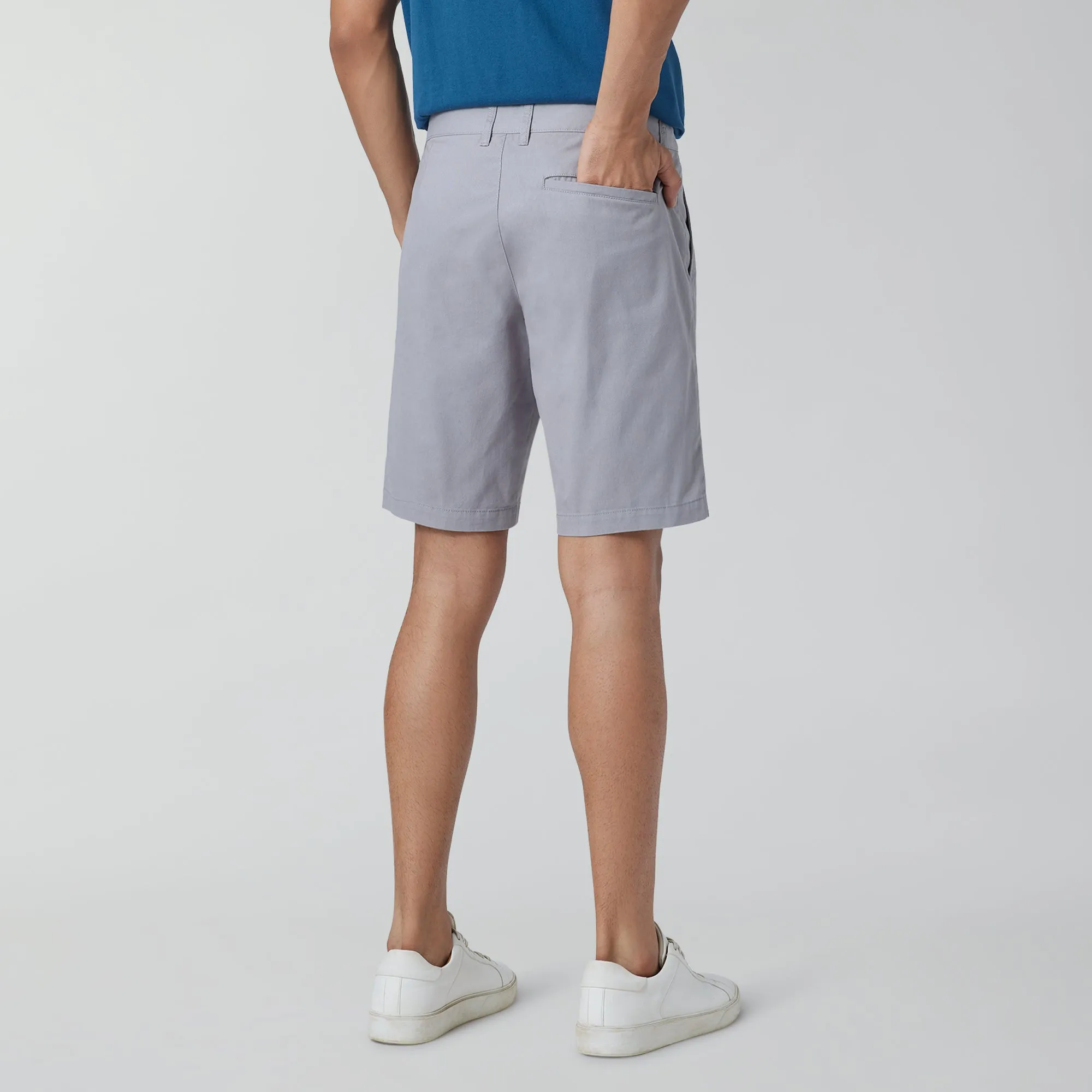 Element Cotton Chinos Shorts For Men Moon Grey