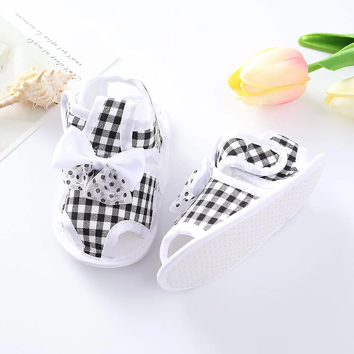 EnJoCho Children Sneakers Baby Girls Boys Non-Slip Soft Sole Toddler Shoes Infant Toddler First Walkers Shoes Princess