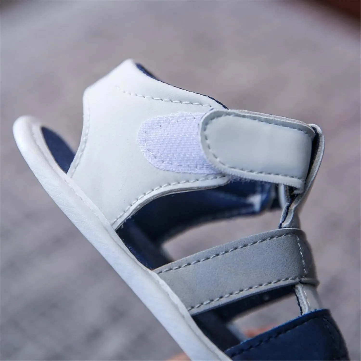 EnJoCho Spring and Summer Children Sandals Toddler Shoes Soft Sole Cute Lightweight Infant Booties 0-15 Months (Blue, 0Months)