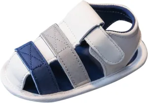 EnJoCho Spring and Summer Children Sandals Toddler Shoes Soft Sole Cute Lightweight Infant Booties 0-15 Months (Blue, 0Months)