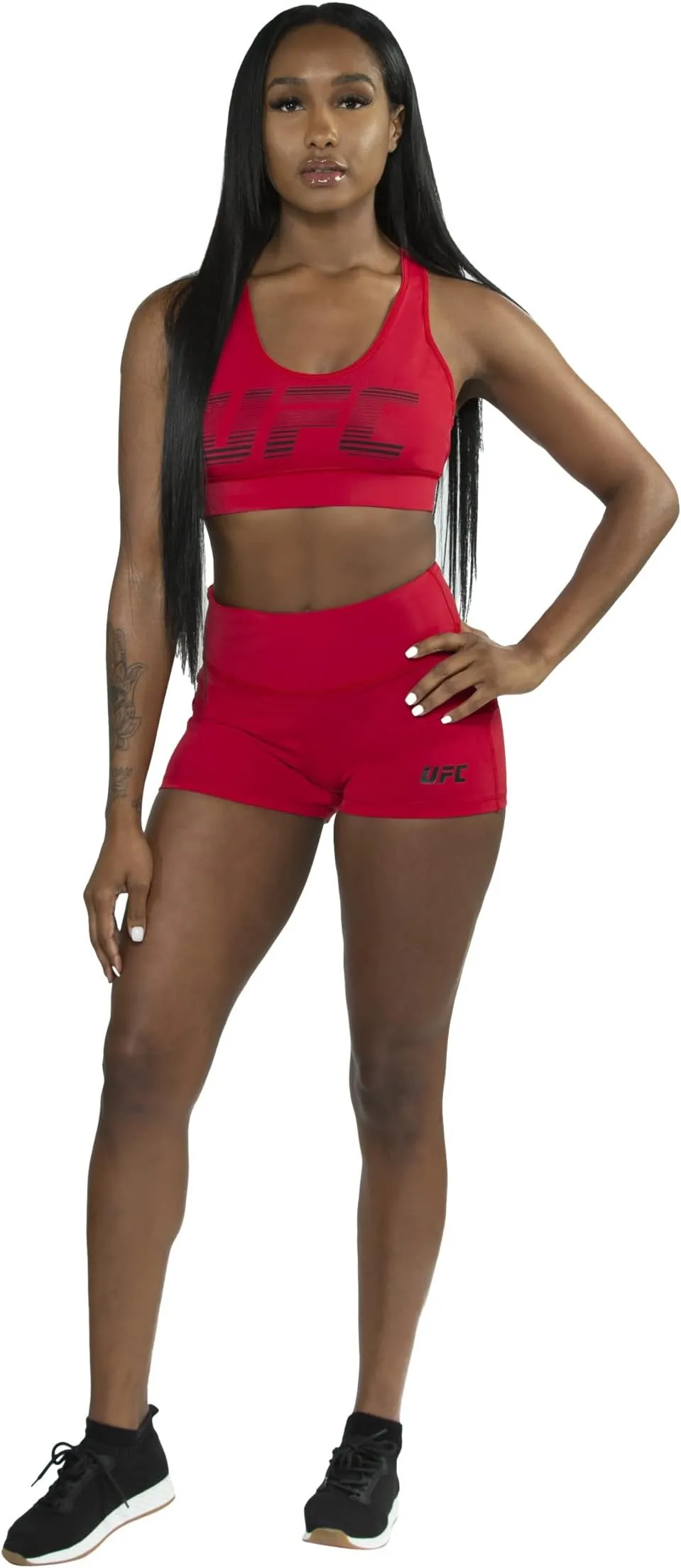 Essential UFC shorts, red