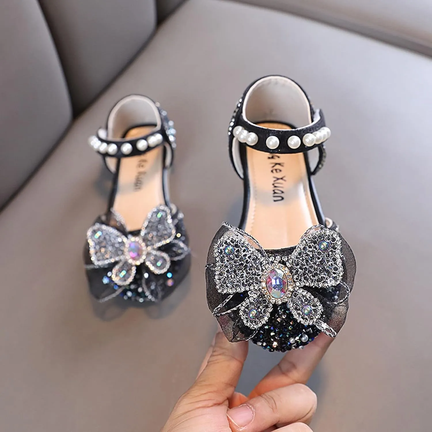 Fashion Leather Shoes Dance Performance Shoes Autumn Toddler and Girls Casual Shoes Thick Sole Youth Shoes High Tops