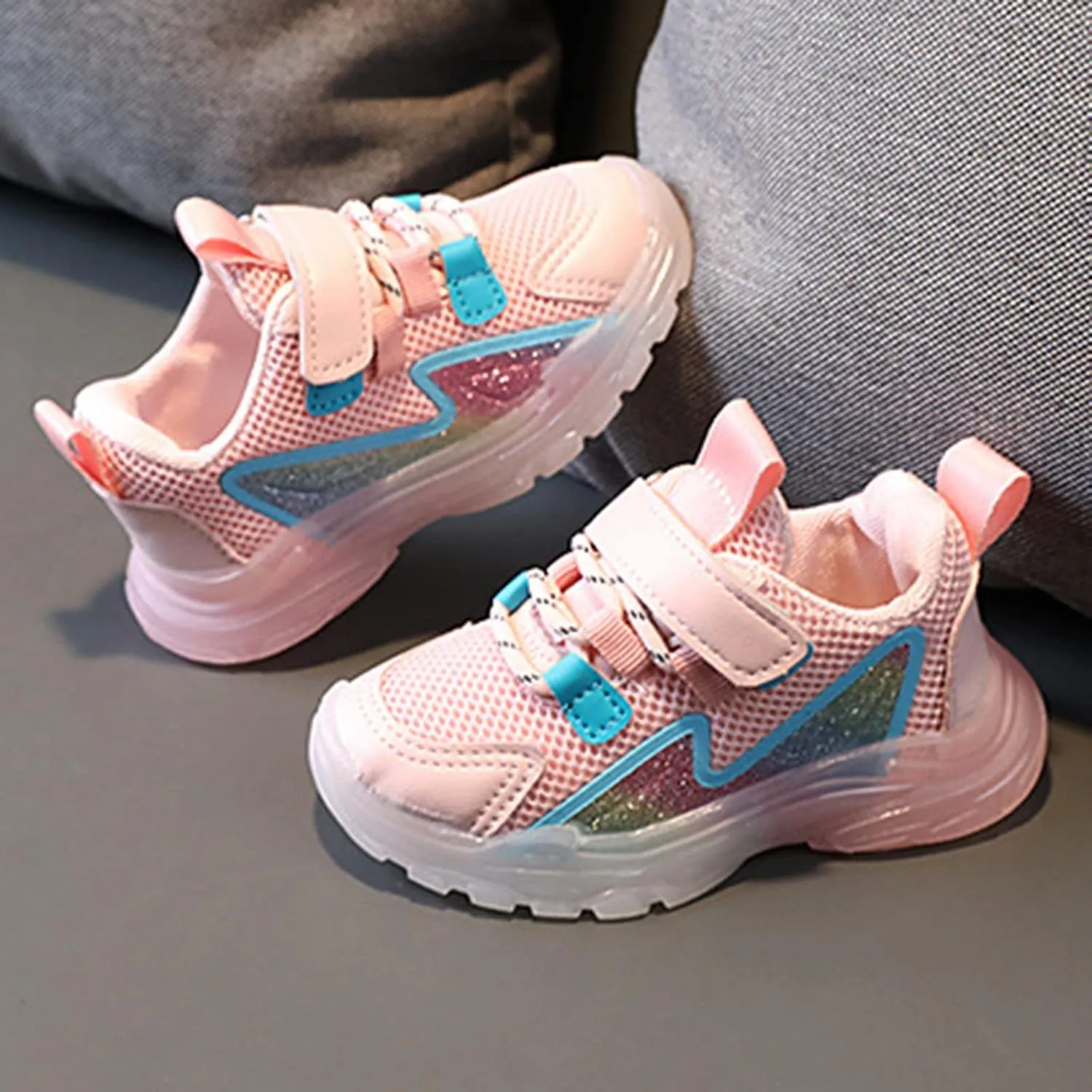 Fashion Light On LED Baby Shoes Casual Children Shoes Multiple Colors Soft Sole Kids Sport Shoes Girl Espadrille Shoes