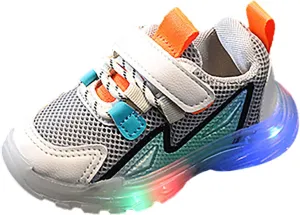 Fashion Light On LED Baby Shoes Casual Children Shoes Multiple Colors Soft Sole Kids Sport Shoes Girl Espadrille Shoes