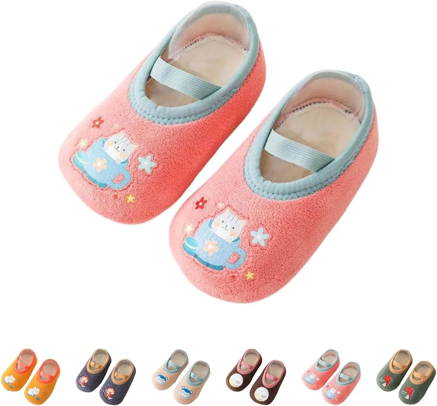 First Walking Shoes Winter Infant Toddler Shoes Boys Girls Baby Shoes Soft Sole Slip On Lightweight Non-Slip Sneakers