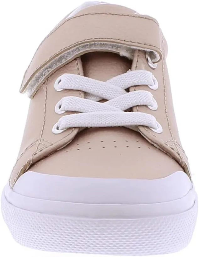 FOOTMATES Reese Leather Shoes for Boys and Girls with Custom-Fit Insoles, Slip-Resistant Rubber Outsole, and Breathable Lining - for Infants, Toddlers, and Little Kids