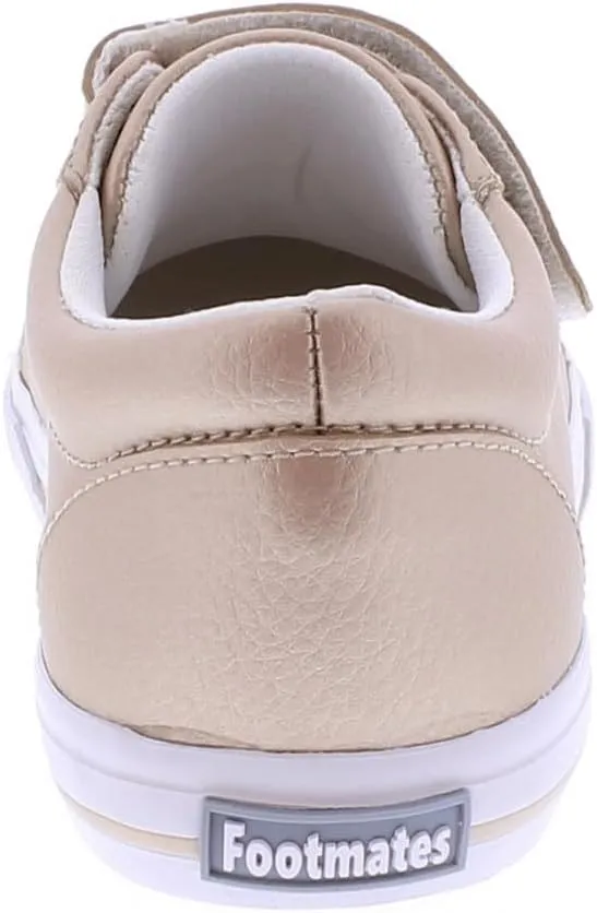 FOOTMATES Reese Leather Shoes for Boys and Girls with Custom-Fit Insoles, Slip-Resistant Rubber Outsole, and Breathable Lining - for Infants, Toddlers, and Little Kids