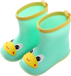 Frog Cartoon Rain Shoes Children's Rain Shoes Boys Girls Water Shoes Baby Rain Boots Toddler Mud Boot