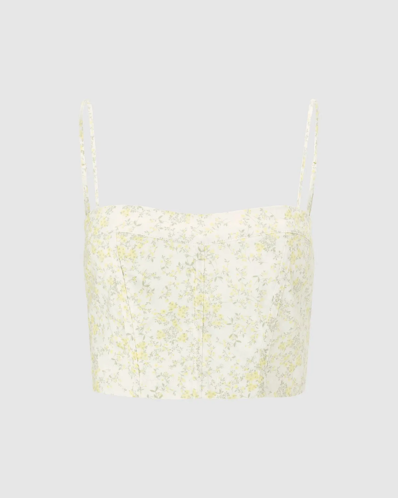 Garden Party Corset Tank Top