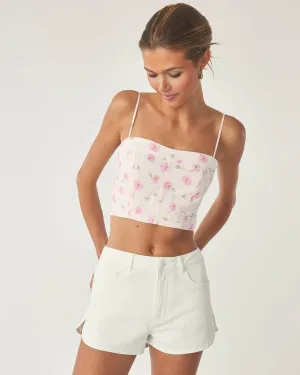 Garden Party Corset Tank Top
