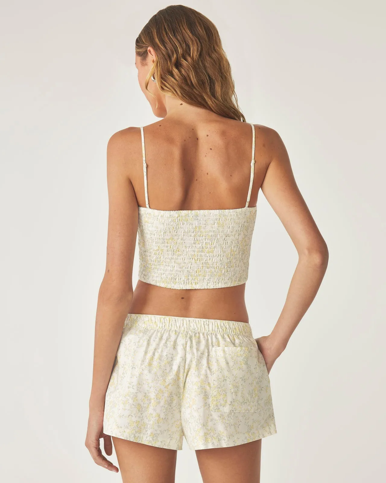 Garden Party Corset Tank Top
