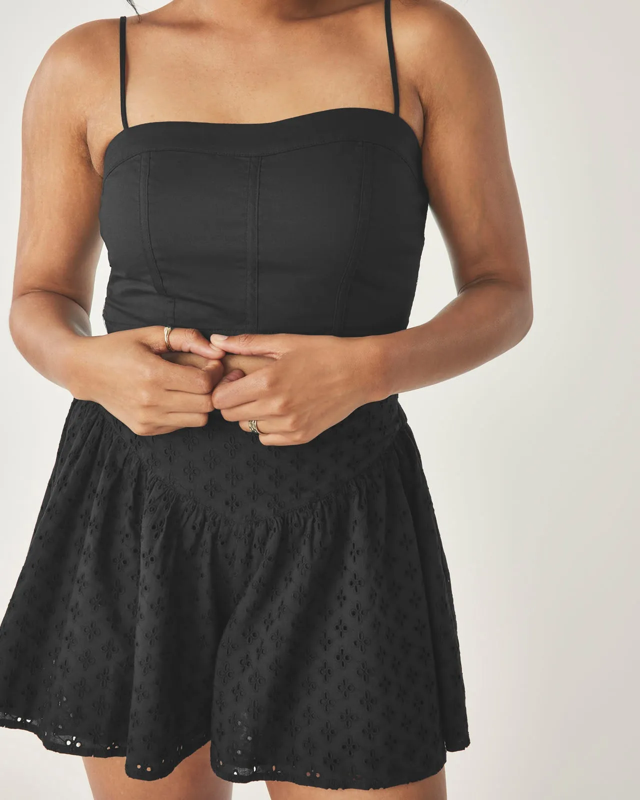 Garden Party Corset Tank Top