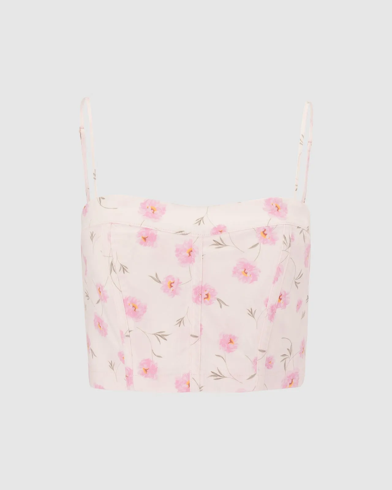 Garden Party Corset Tank Top