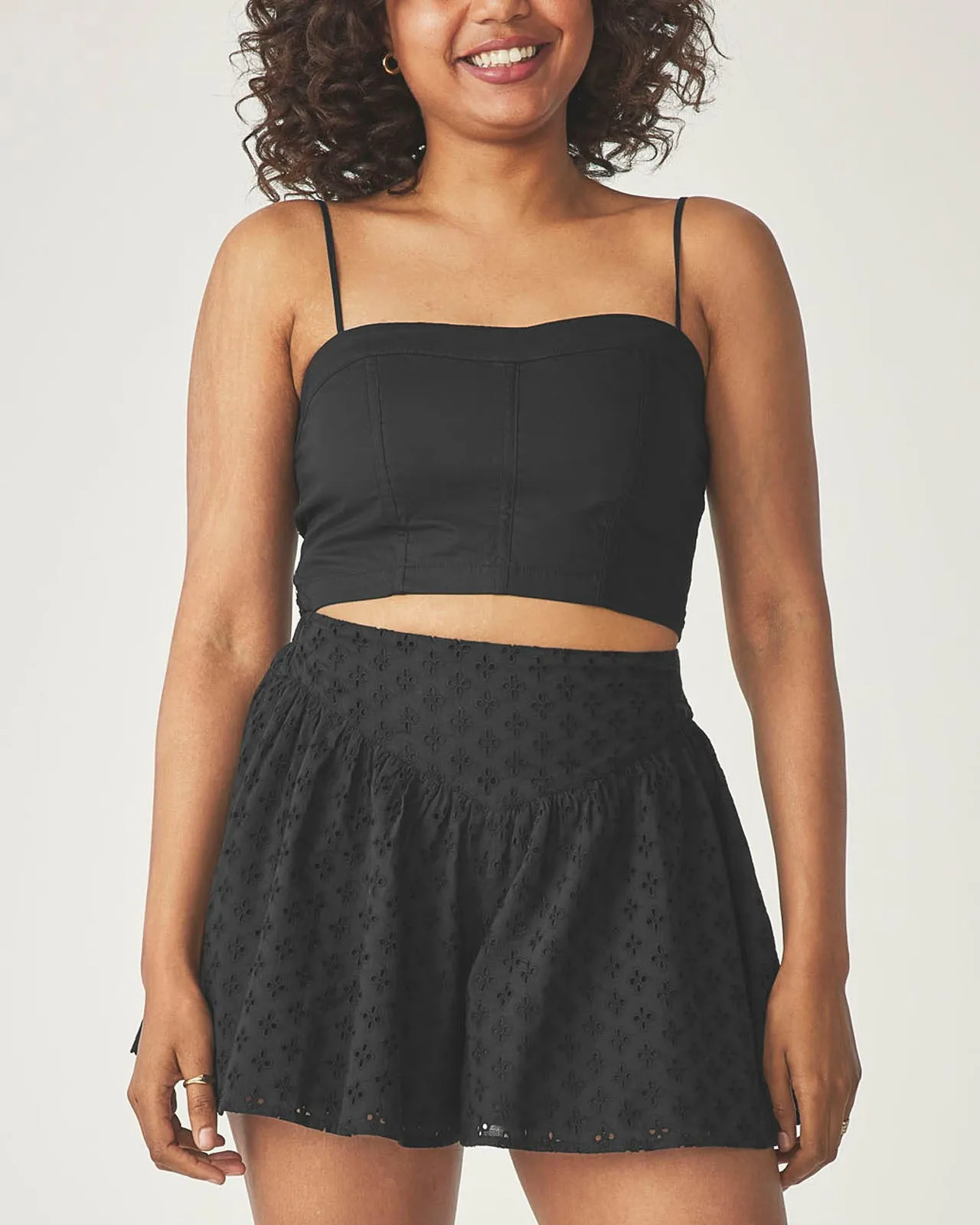 Garden Party Corset Tank Top