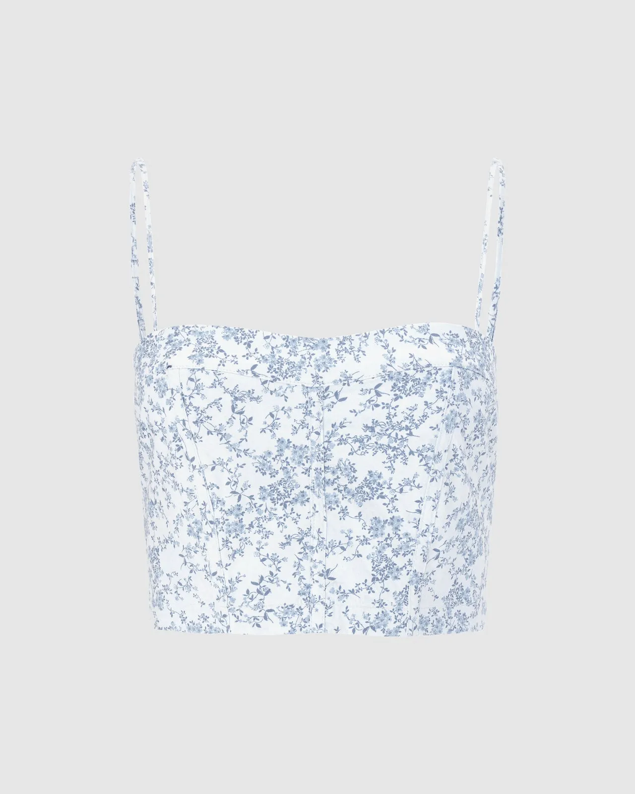 Garden Party Corset Tank Top