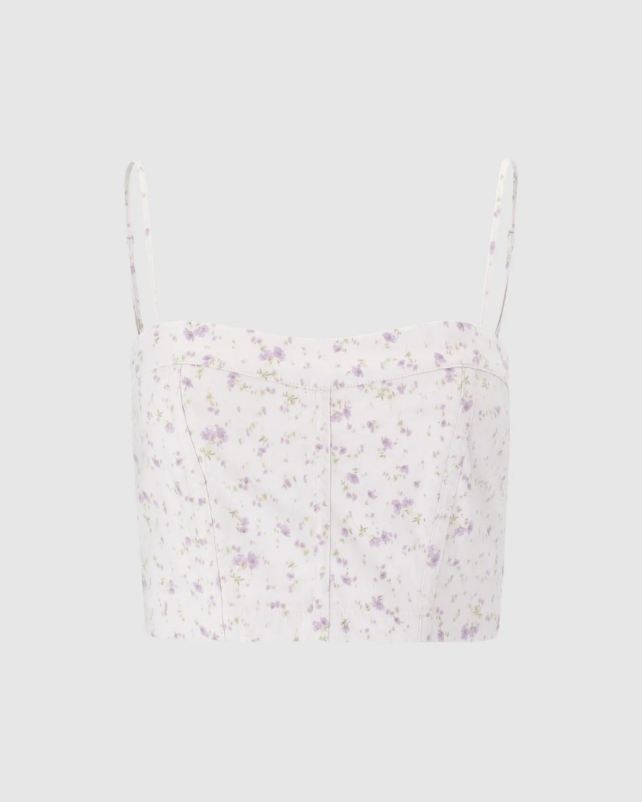 Garden Party Corset Tank Top