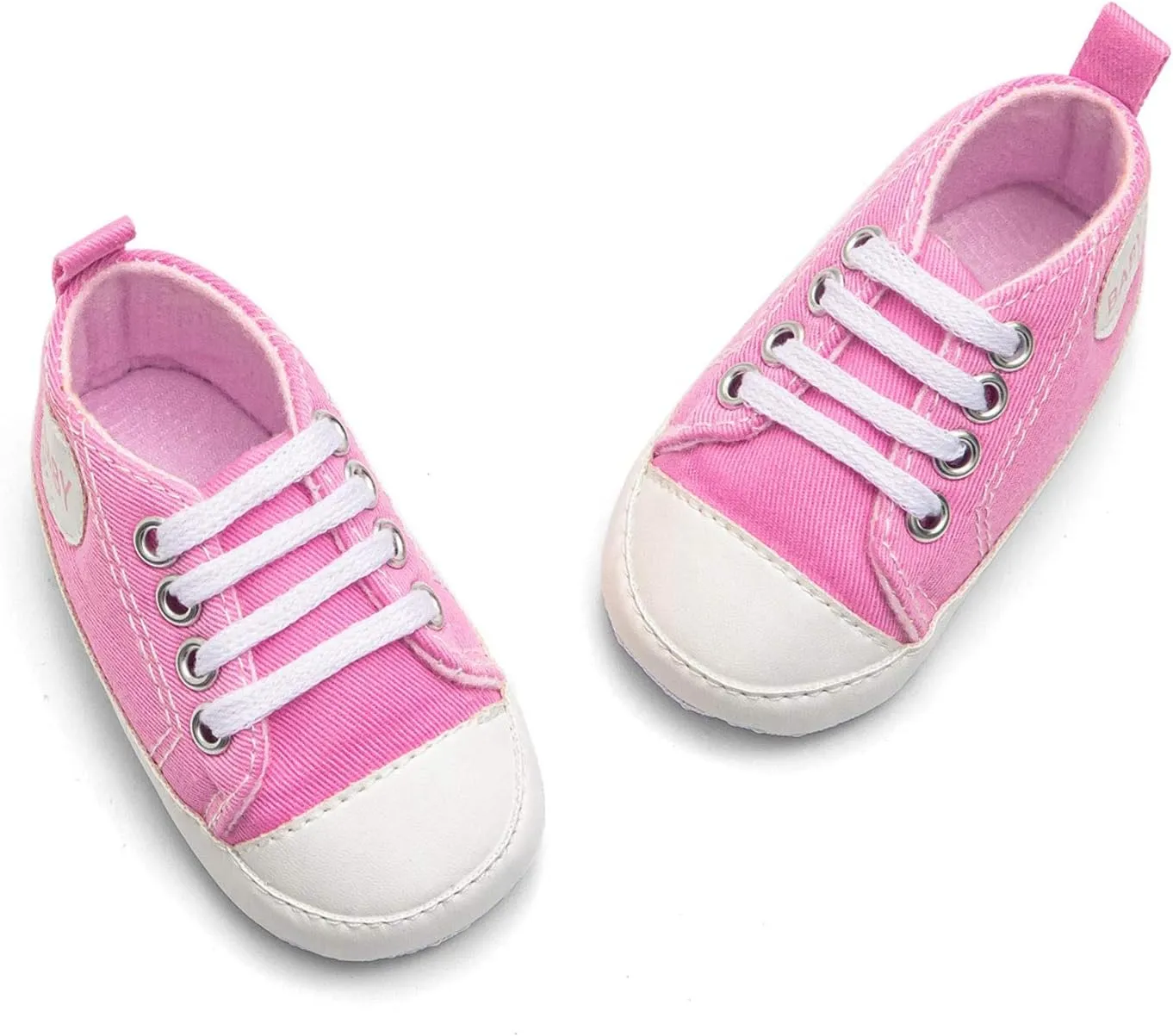 Generic Toddler Baby Boys Girls Slip On Canvas Shoes Available Sole Toddler Shoes Soft Flat Bottom Walking Casual Shoes