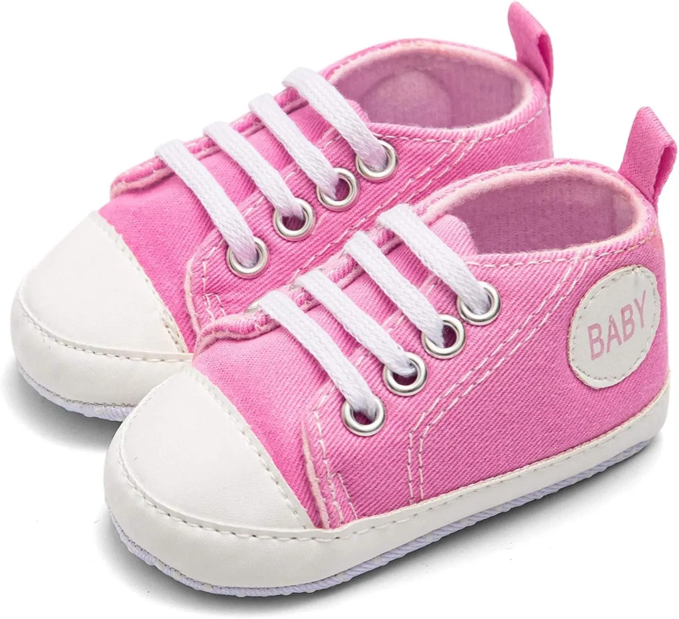 Generic Toddler Baby Boys Girls Slip On Canvas Shoes Available Sole Toddler Shoes Soft Flat Bottom Walking Casual Shoes