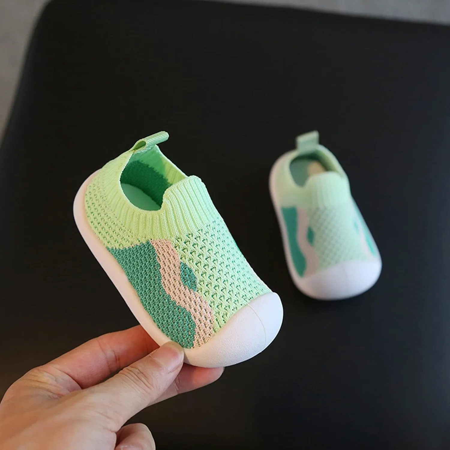 Girls Boys Kids Leisure Shoes Mesh Soft Bottom Breathable Slip On Sport Shoes Socks Shoes Shoes Boys