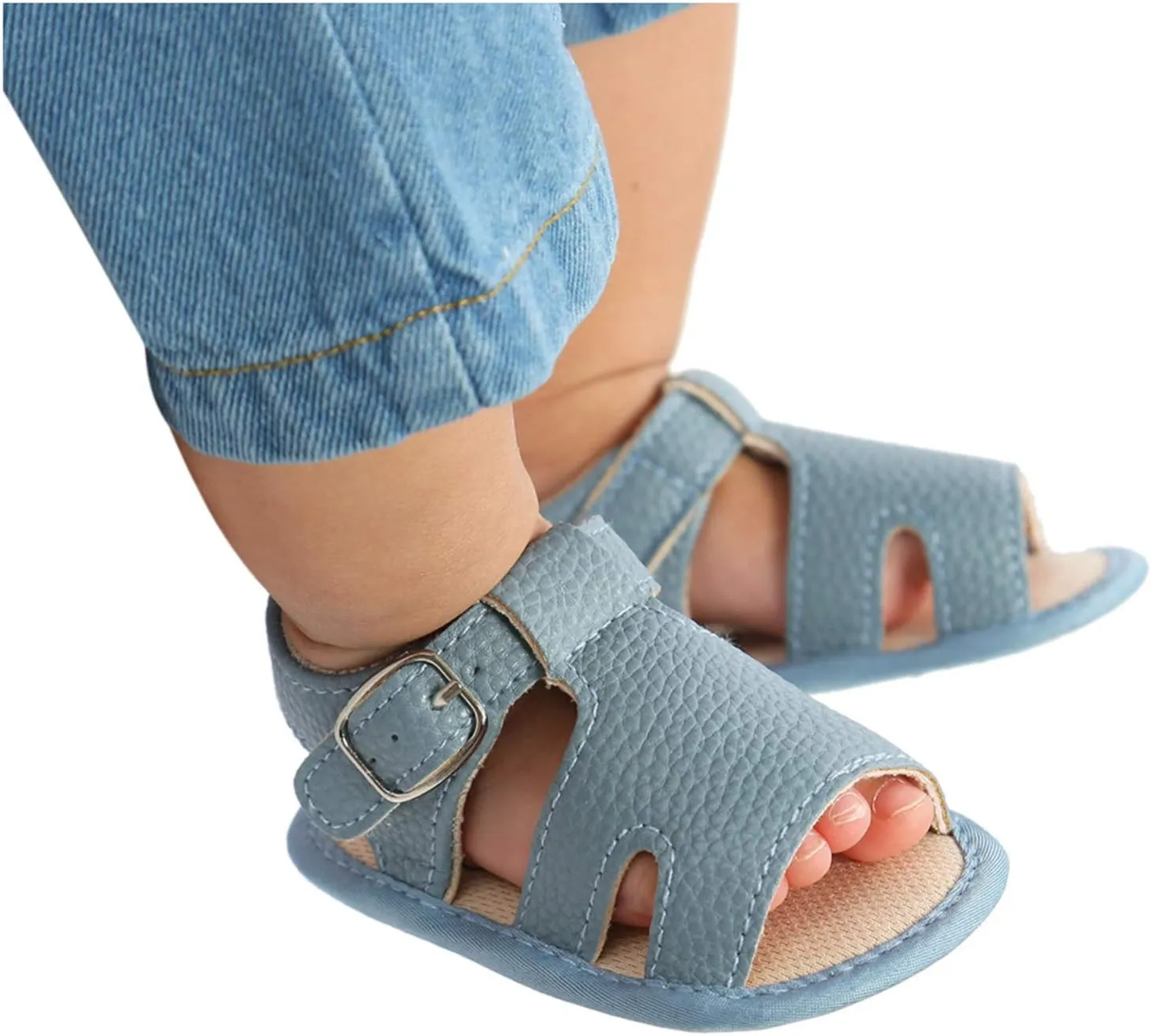 Girls Flat Baby Shoes Sole Boys Prewalker Sandals Soft Walking Rubber Non-Slip Baby Shoes Water Sandals for Girls