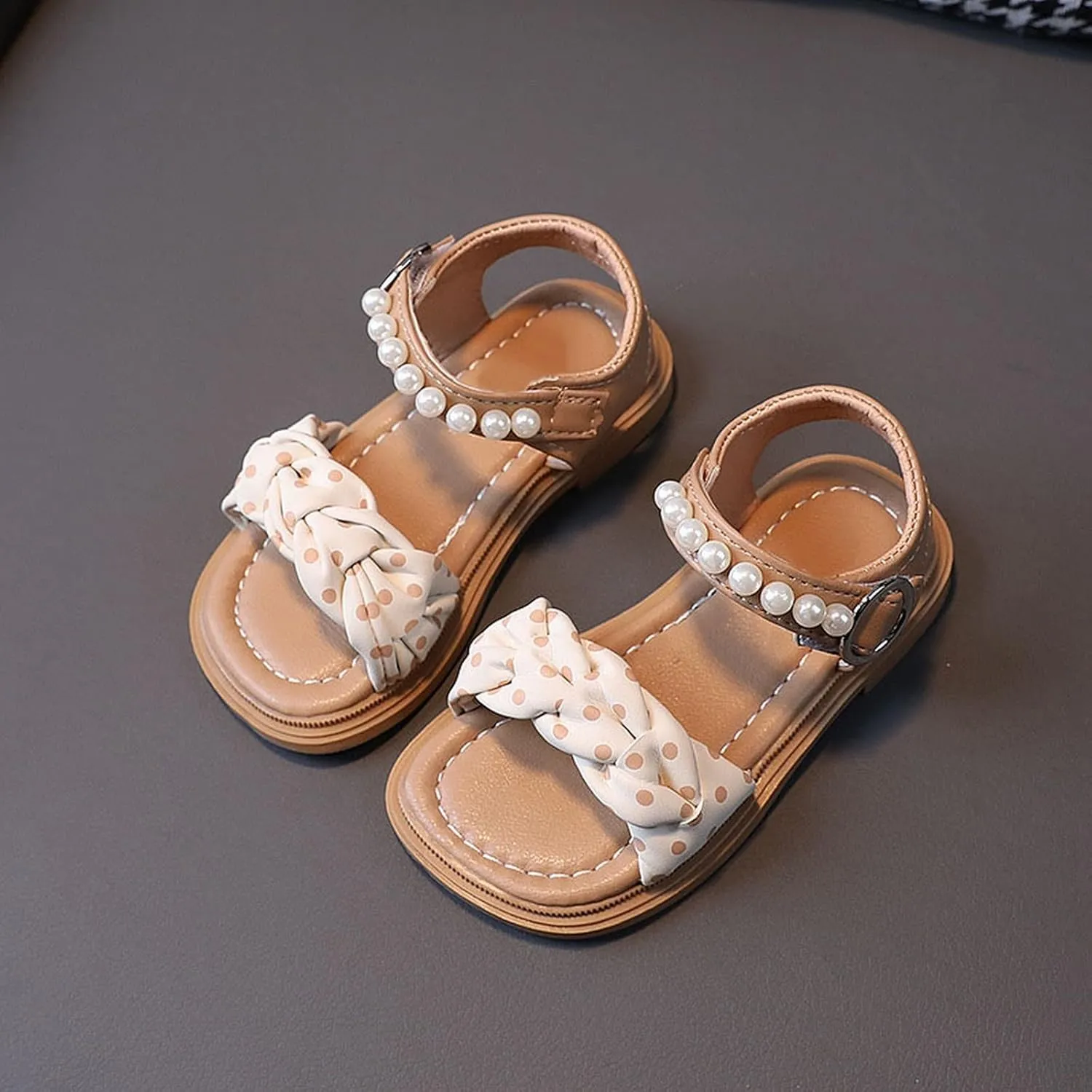 Girls' Princess Sandals Summer Girls' Beach Shoes 16 Years Old 3 Summer Soft Sole Non Slip Toddler Summer Shoes Girls