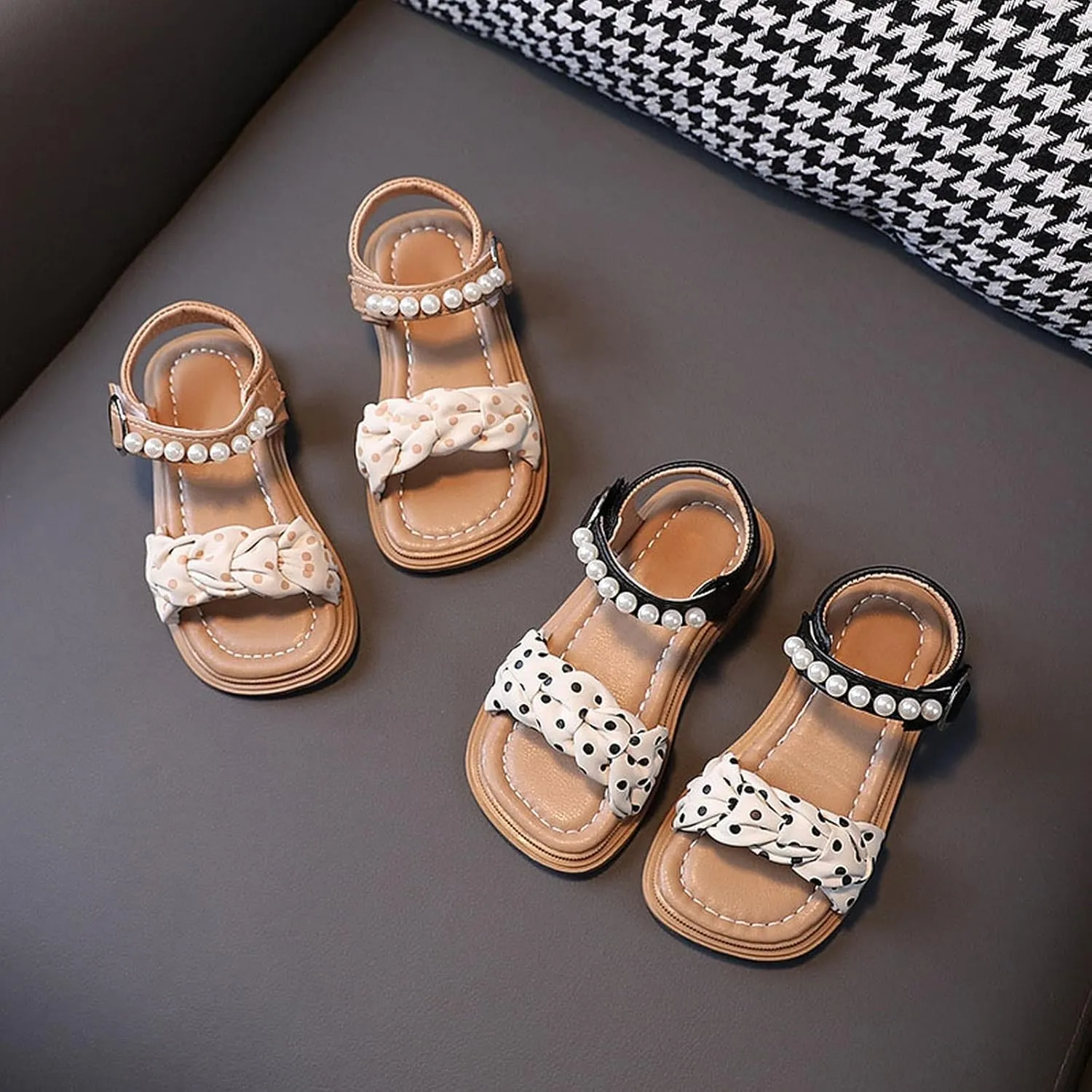 Girls' Princess Sandals Summer Girls' Beach Shoes 16 Years Old 3 Summer Soft Sole Non Slip Toddler Summer Shoes Girls
