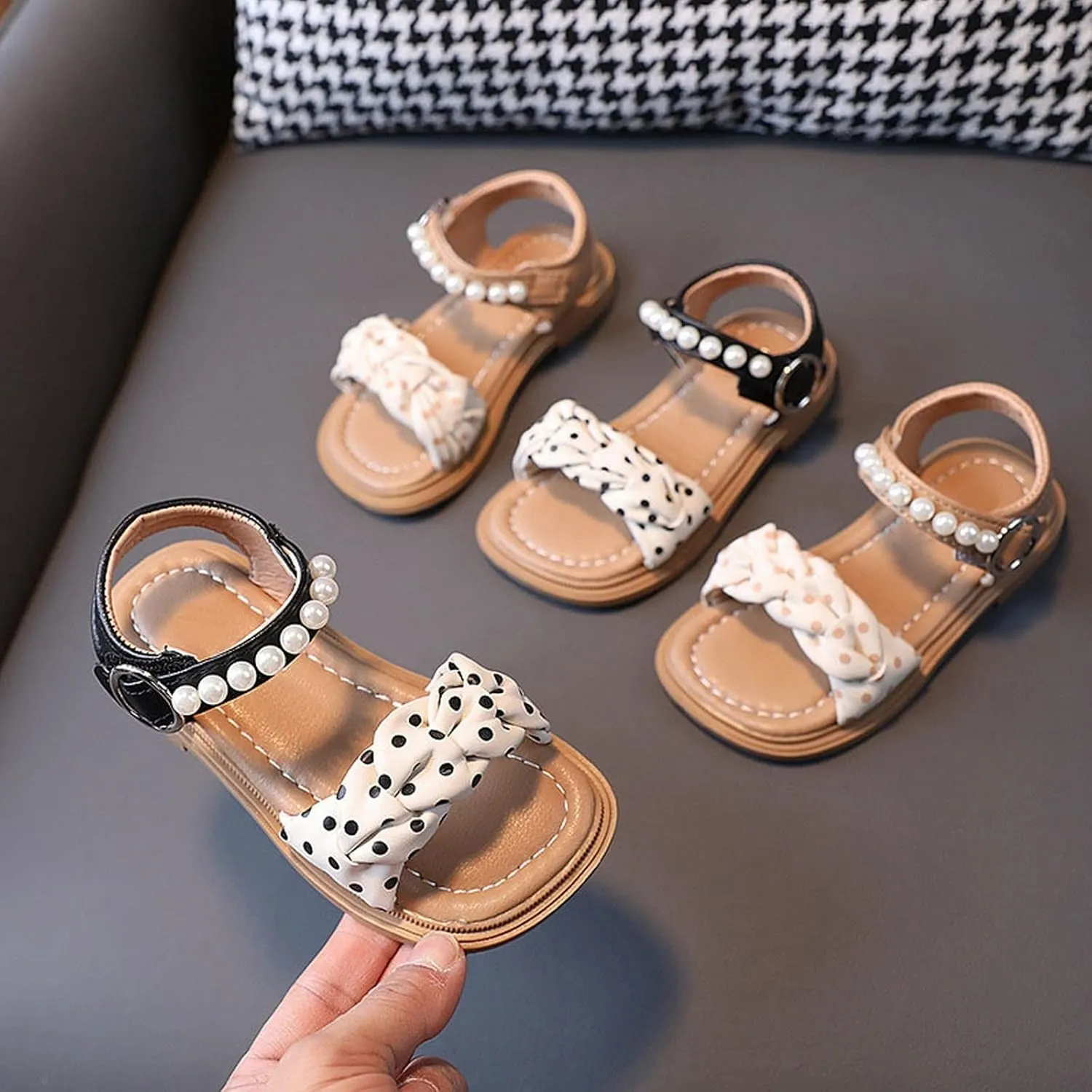 Girls' Princess Sandals Summer Girls' Beach Shoes 16 Years Old 3 Summer Soft Sole Non Slip Toddler Summer Shoes Girls