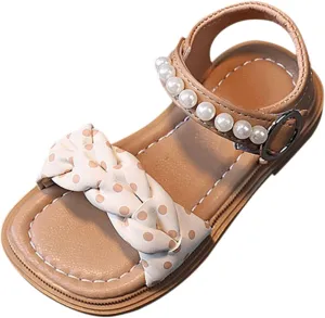 Girls' Princess Sandals Summer Girls' Beach Shoes 16 Years Old 3 Summer Soft Sole Non Slip Toddler Summer Shoes Girls