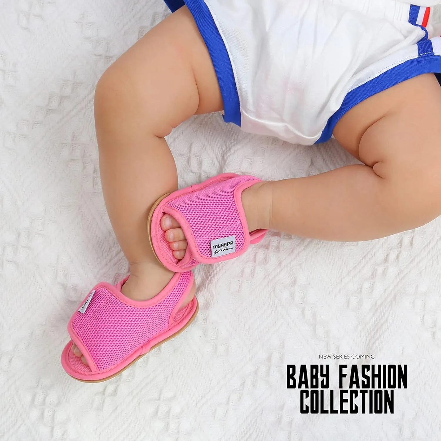 Girls Rubber Baby Soft Shoes Sole Mesh Sandals Non-Slip Flat Boys Walking Shoes Baby Shoes Water Shoes Boys (Hot Pink, 13-18M)
