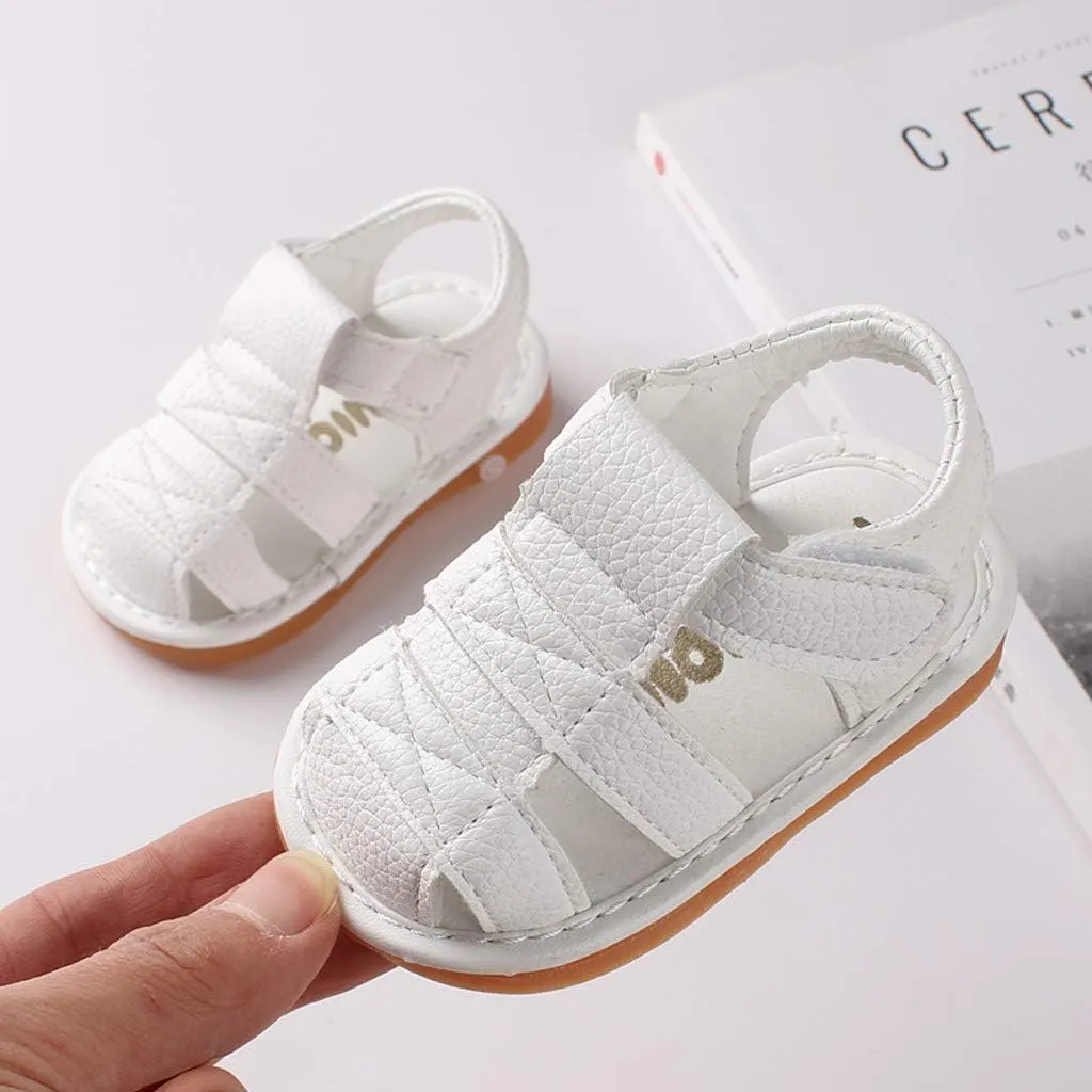 Girls Sandals Shoes Roman First Shoes Sole Soft Baby Boys Baby Shoes Kids Shoes Size 4