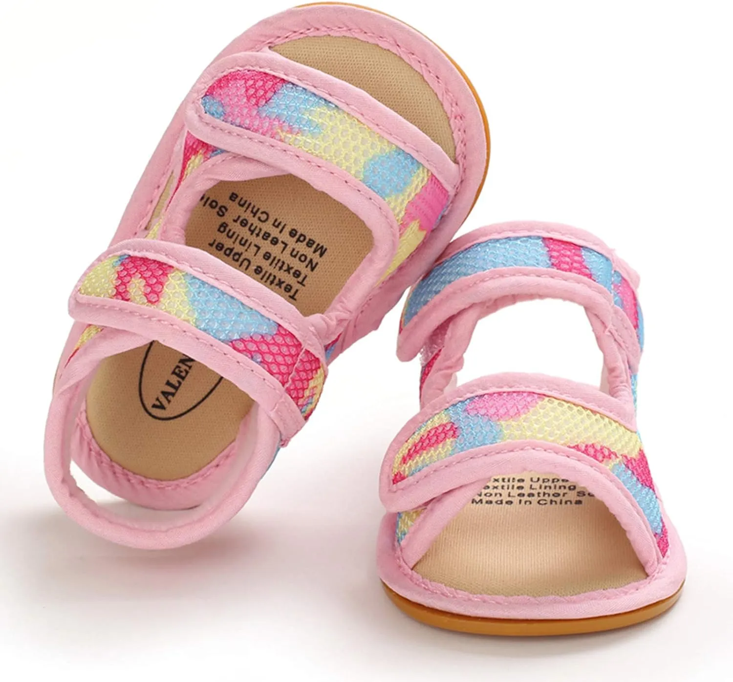 Girls Shoes Boys Baby Flat Rubber Walking Sole Prewalker Sandals Soft Non-Slip Baby Shoes Size 4 Toddler Girl Sandals