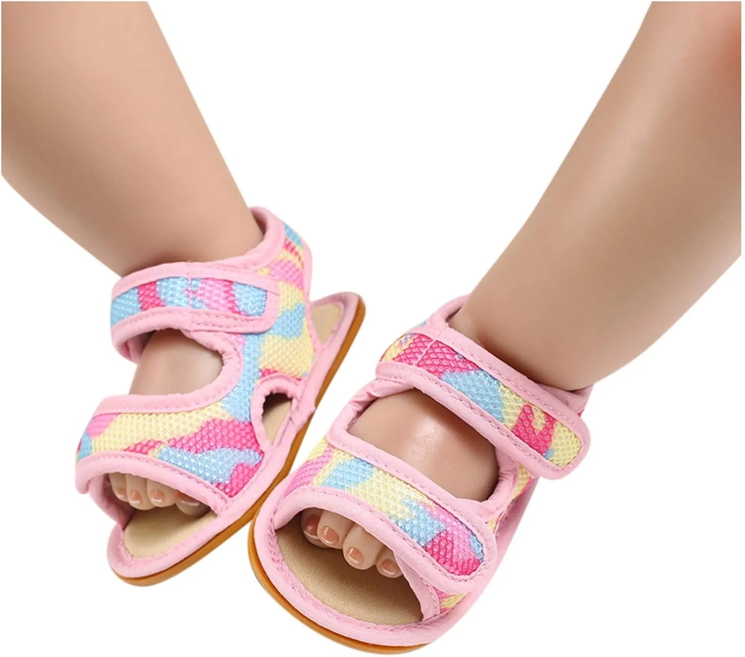 Girls Shoes Boys Baby Flat Rubber Walking Sole Prewalker Sandals Soft Non-Slip Baby Shoes Size 4 Toddler Girl Sandals