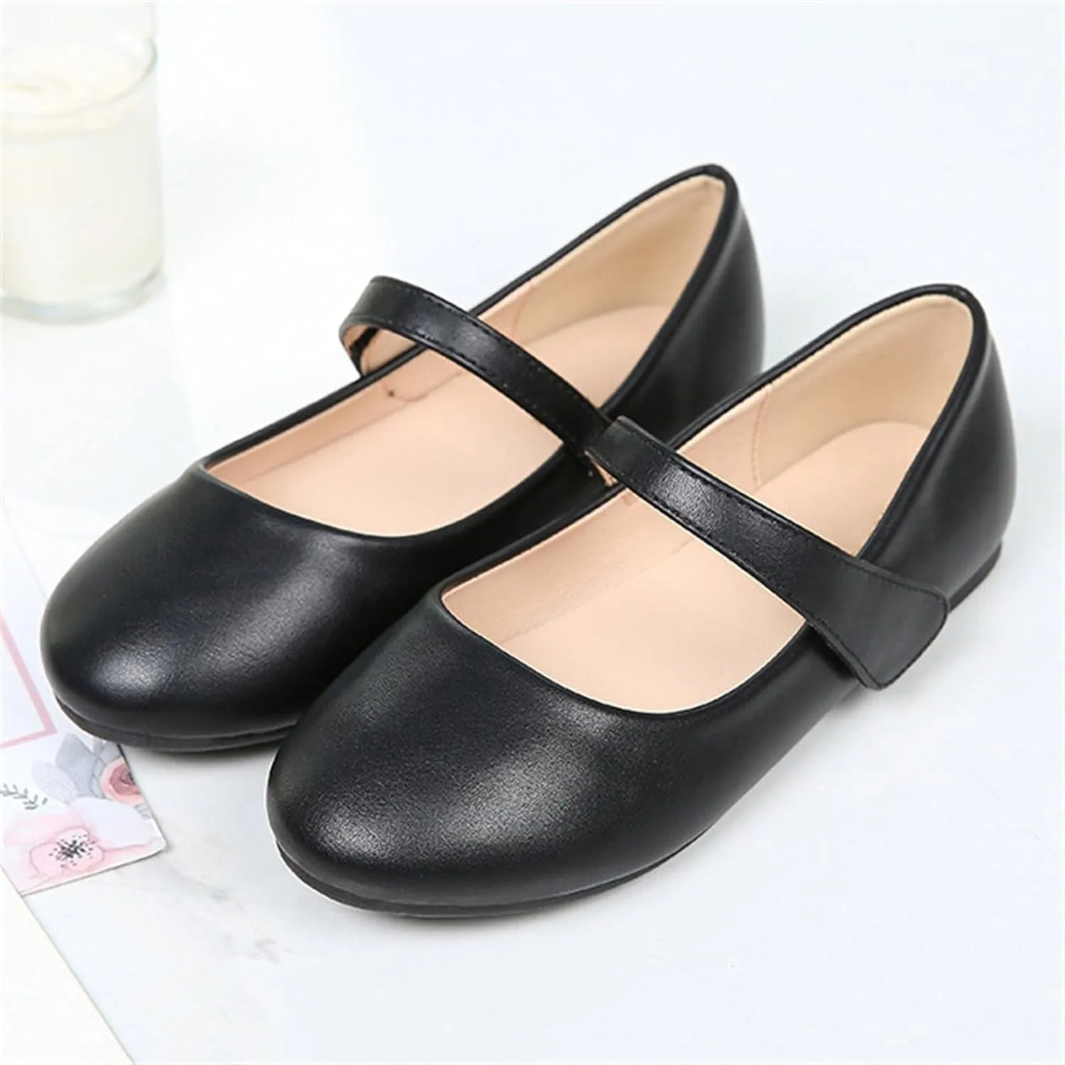 Girls' Shoes Shoes Soft Soles Non Slip Children's Leather Shoes For 4 To 12Years Baby Jelly Shoes