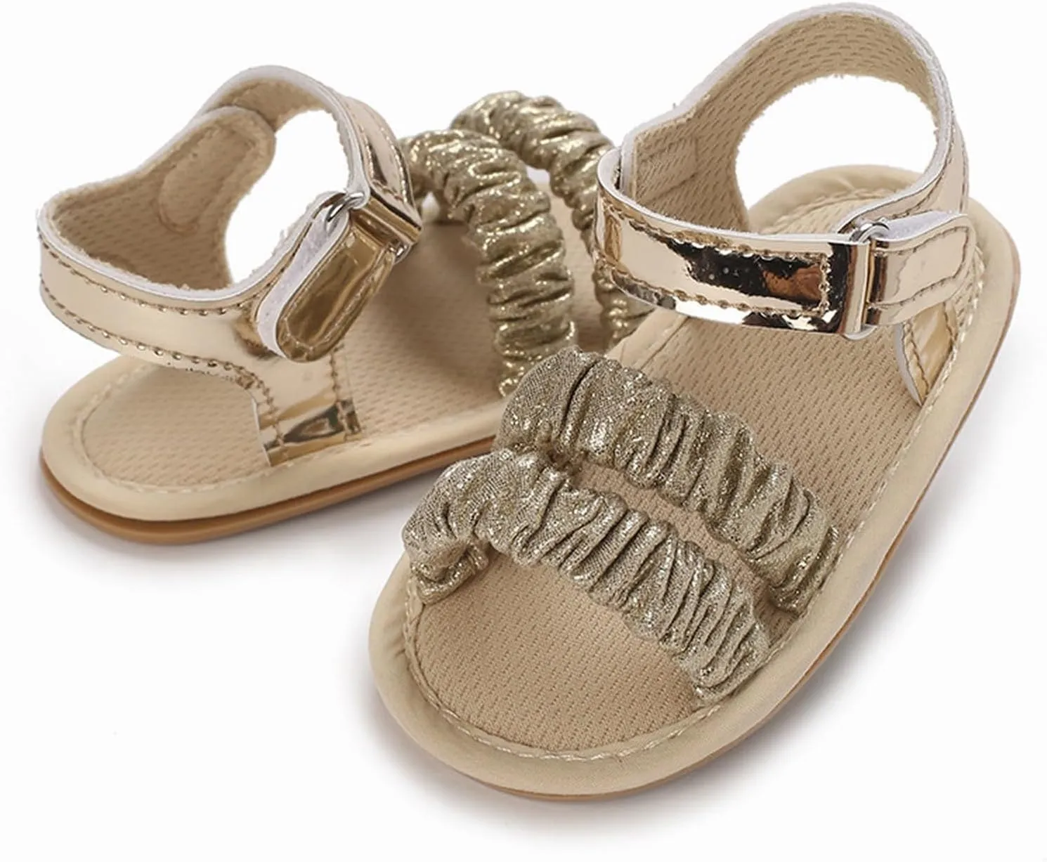 girls size 1 sandal Ruffle Bowknot Premium Soft Sole Open Toe Breathable Summer Outdoor Shoes Baby Sandals 0 12 Months