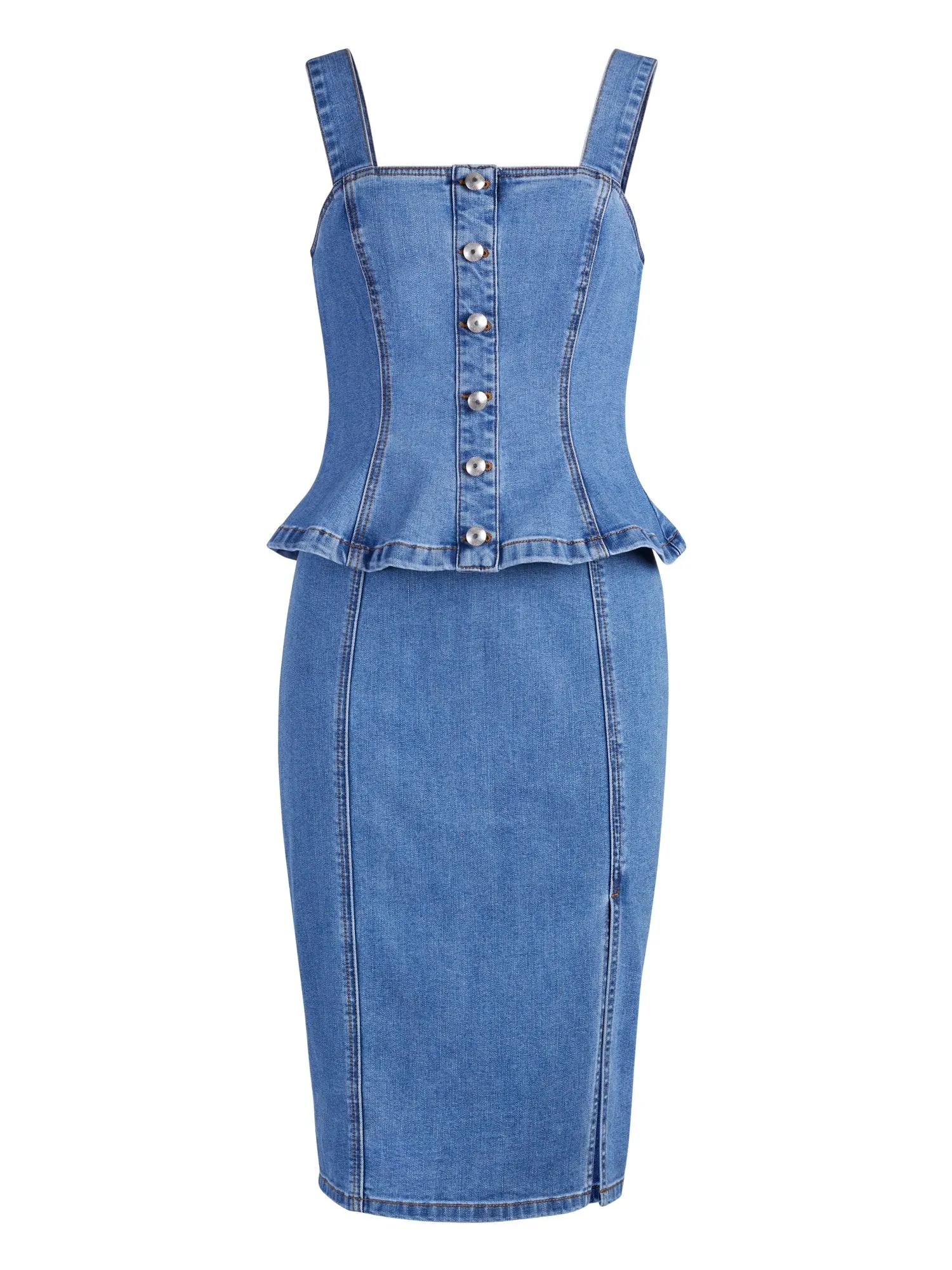 Gita Denim Top - Eva Mendes Collection