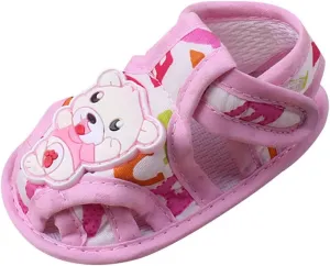 HHmei Baby Girl Boy Soft Sole Cartoon Anti-slip Casual Shoes Toddler Sandals