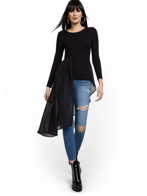 High Drama High-Low Top