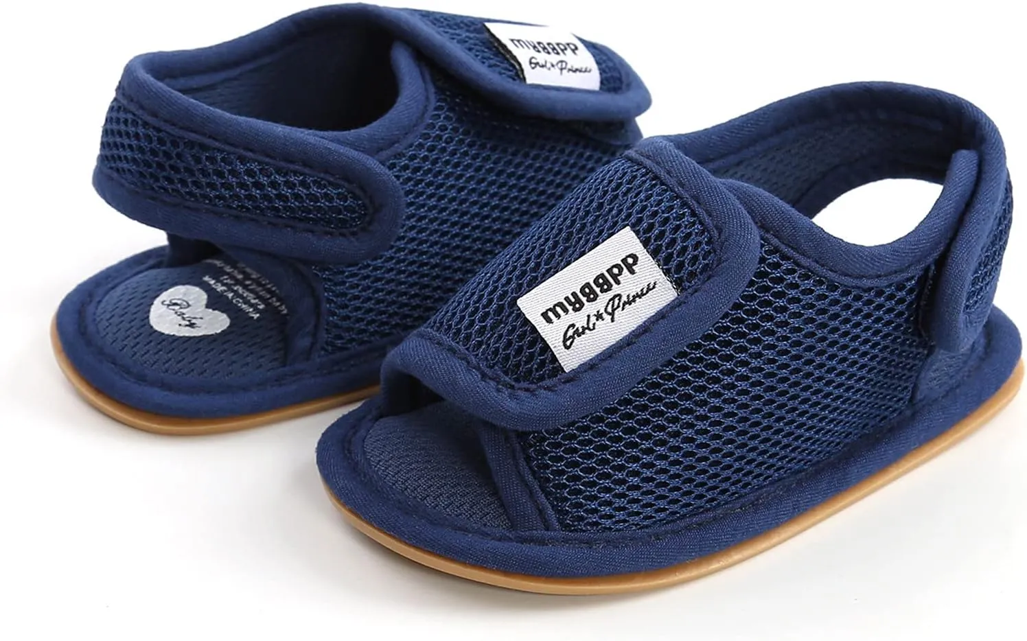 HIUARA Infant Baby Boys Girls Summer Beach Sandals Non Slip Soft Rubber Sole Toddler Outdoor Open-Toe First Walker Shoes
