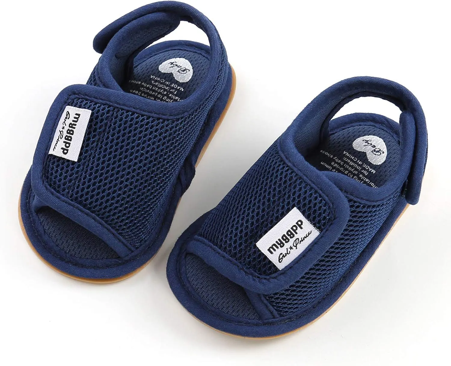 HIUARA Infant Baby Boys Girls Summer Beach Sandals Non Slip Soft Rubber Sole Toddler Outdoor Open-Toe First Walker Shoes