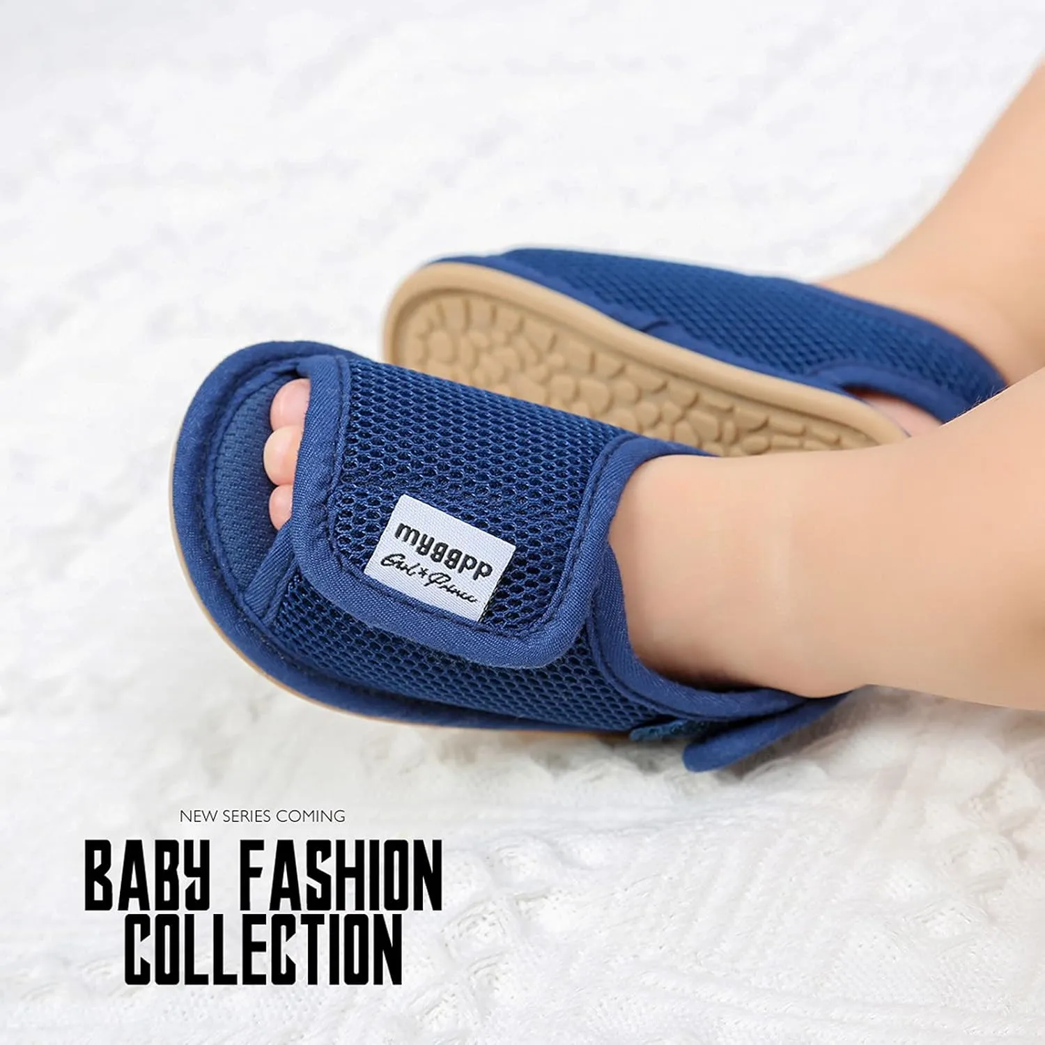 HIUARA Infant Baby Boys Girls Summer Beach Sandals Non Slip Soft Rubber Sole Toddler Outdoor Open-Toe First Walker Shoes